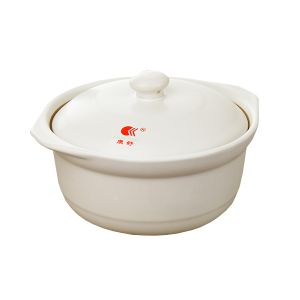康舒 陶瓷砂锅煲汤煲瓷煲明火炖 2# 1.8L 适合2-3人