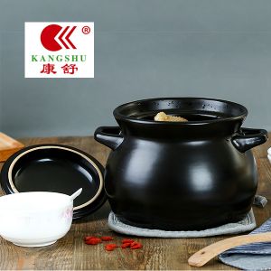 康舒 陶瓷煲汤砂锅 13# 4.3L 适合3-5人使用
