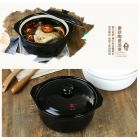 康舒 陶瓷砂锅煲汤煲瓷煲明火炖 2# 1.8L 适合2-3人